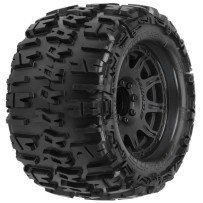 Pro-line 1-8 Trencher X F-R 3.8 MT Tires Mounted 17mm Black Raid PRO118410