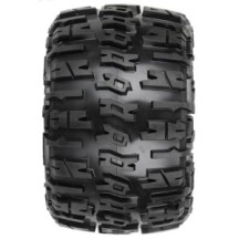 Pro-line 1-8 Trencher X F-R 3.8 MT Tires Mounted 17mm Black Raid PRO118410