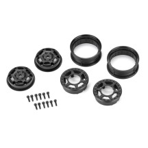 Llantas Holcomb 1/10 1.55 Beadlock 12mm negras crawler Pro-line