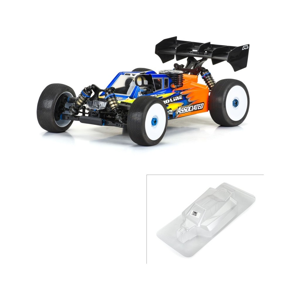 Carrocería Sector 1/8 AE RC8B4.1 transparente Pro-line Carrocería Sector 1/8 AE RC8B4.1 transparente Pro-line