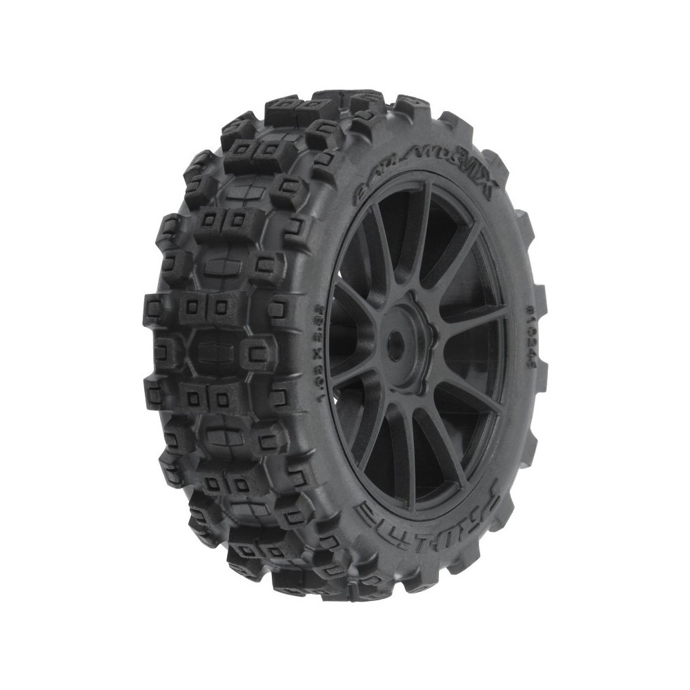 Pro-line Badlands MX 1.9 Buggy Tires MTD Mach-10 Black Wheels: Typhon GROM PRO1024610 Pro-line Badlands MX 1.9 Buggy Tires MTD Mach-10 Black Wheels: Typhon GROM PRO1024610