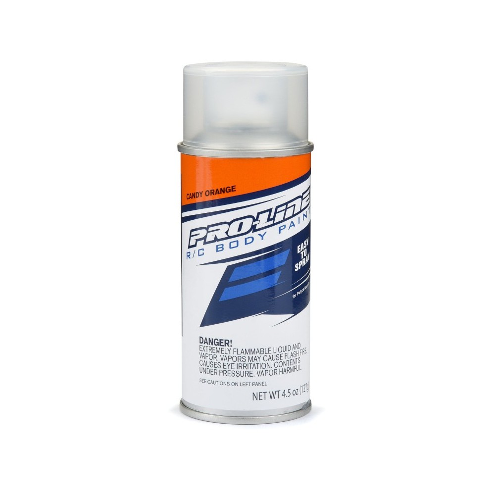 Pintura en aerosol carrocería RC candy naranja Pro-line PRO644001