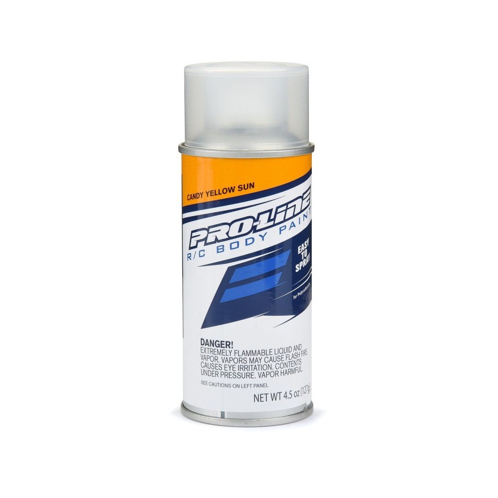 Pintura en aerosol para carrocería RC amarillo caramelo Pro-line PRO644002