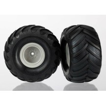Ruedas montadas monster jam réplica gris Traxxas TRX7265