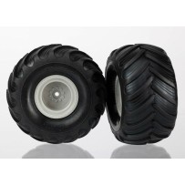 Ruedas montadas monster jam réplica gris Traxxas TRX7265