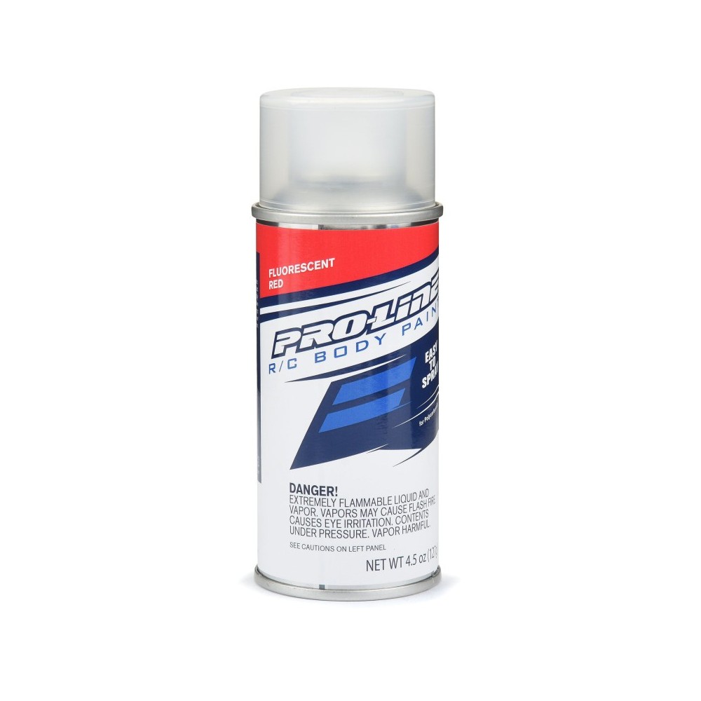 Pintura en aerosol para carrocería RC rojo fluorescente Pro-line PRO643900 Pintura en aerosol para carrocería RC rojo fluorescente Pro-line PRO643900