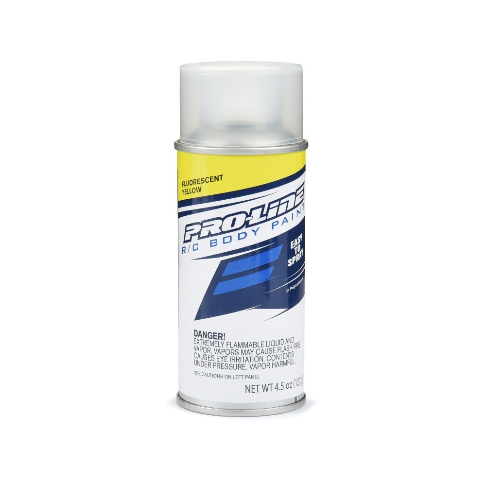 Pintura en aerosol para carrocería RC amarillo fluorescente Pro-line PRO643902 Pintura en aerosol para carrocería RC amarillo fluorescente Pro-line PRO643902