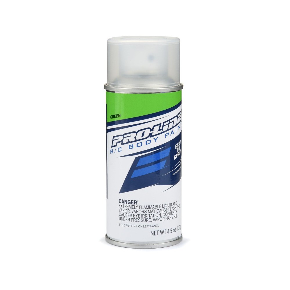 Pintura en aerosol para carrocería RC verde Pro-line PRO643605