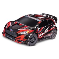 Traxxas Ford Fiesta ST Rally BL-2S Rally Car - Red TRX74154-4RED