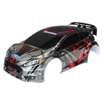 Traxxas Body Ford fiesta st rally (painted decals applied) TRX7416