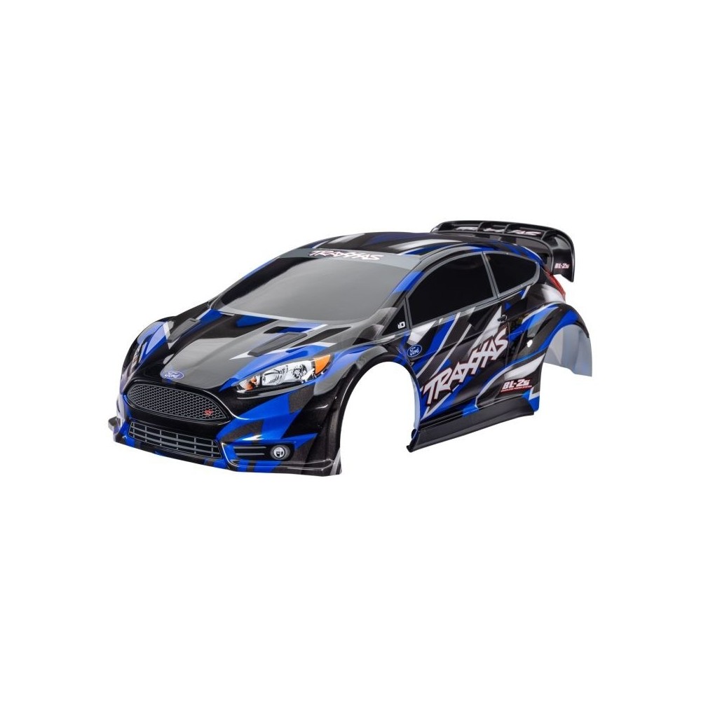 Carrocería Ford Fiesta ST Rally Brushless azul Traxxas TRX7418-BLUE