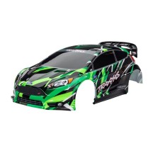Carrocería Ford Fiesta Rally VXL verde Traxxas