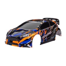 Carrocería Ford Fiesta Rally VXL naranja Traxxas