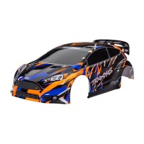 Carrocería Ford Fiesta Rally VXL naranja Traxxas