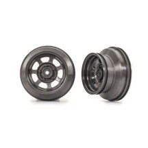 Ruedas dirt oval gris grafito dual Traxxas TRX10471