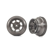 Ruedas dirt oval gris grafito dual Traxxas TRX10472