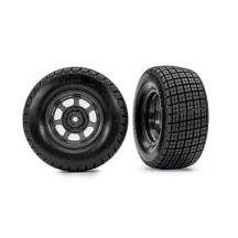 Ruedas montadas Hoosier dirt oval gris Traxxas TRX10473