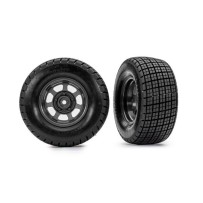 Ruedas montadas Hoosier dirt oval gris Traxxas TRX10473