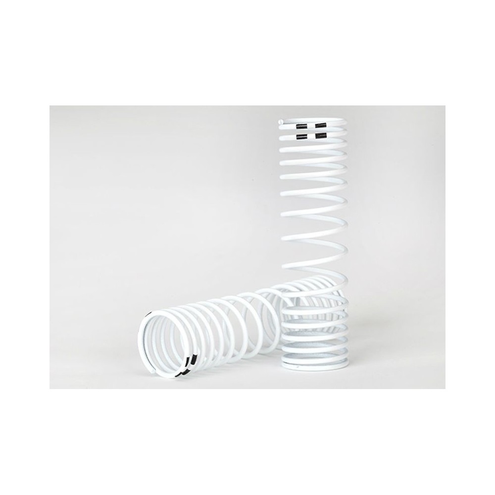 Muelles progresivos traseros blancos Traxxas TRX7457