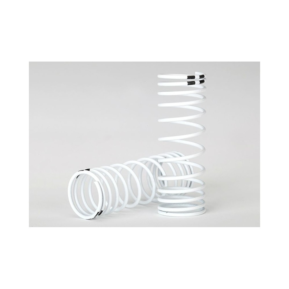 Traxxas Springs front (white) (progressive rate) (2) TRX7458 Traxxas Springs front (white) (progressive rate) (2) TRX7458
