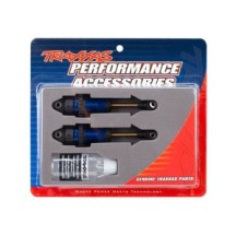 Traxxas Shocks gtr long blue-anodized ptfe-coated bodies with tin shafts TRX7461