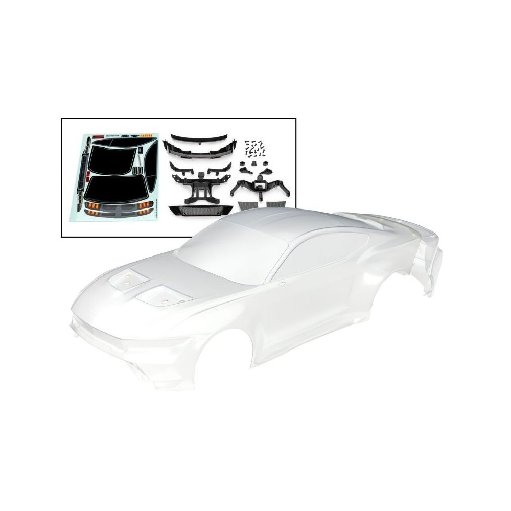 Carrocería Ford Mustang sin pintar Traxxas TRX10511 Carrocería Ford Mustang sin pintar Traxxas TRX10511