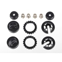 Tapas y retenedores muelle amortiguadores GTR Traxxas TRX7468
