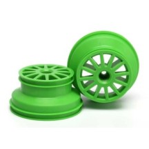Traxxas Wheels green (2) TRX7472X
