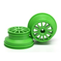 Traxxas Wheels green (2) TRX7472X