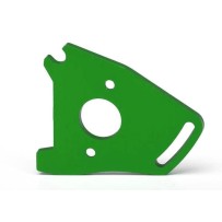 Placa de motor aluminio verde Traxxas TRX7490G