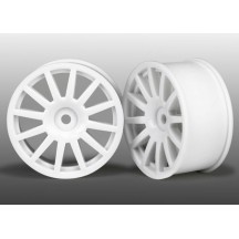 Llantas 12 radios blancas LaTrax Traxxas TRX7571