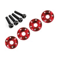 Tuerca arandela rueda aluminio rojo Traxxas TRX7668R