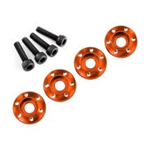 Tuerca arandela rueda aluminio naranja Traxxas TRX7668X