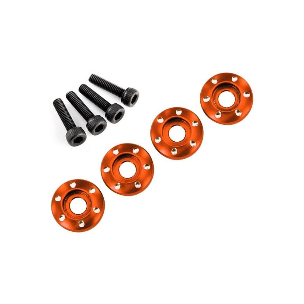 Tuerca arandela rueda aluminio naranja Traxxas TRX7668X