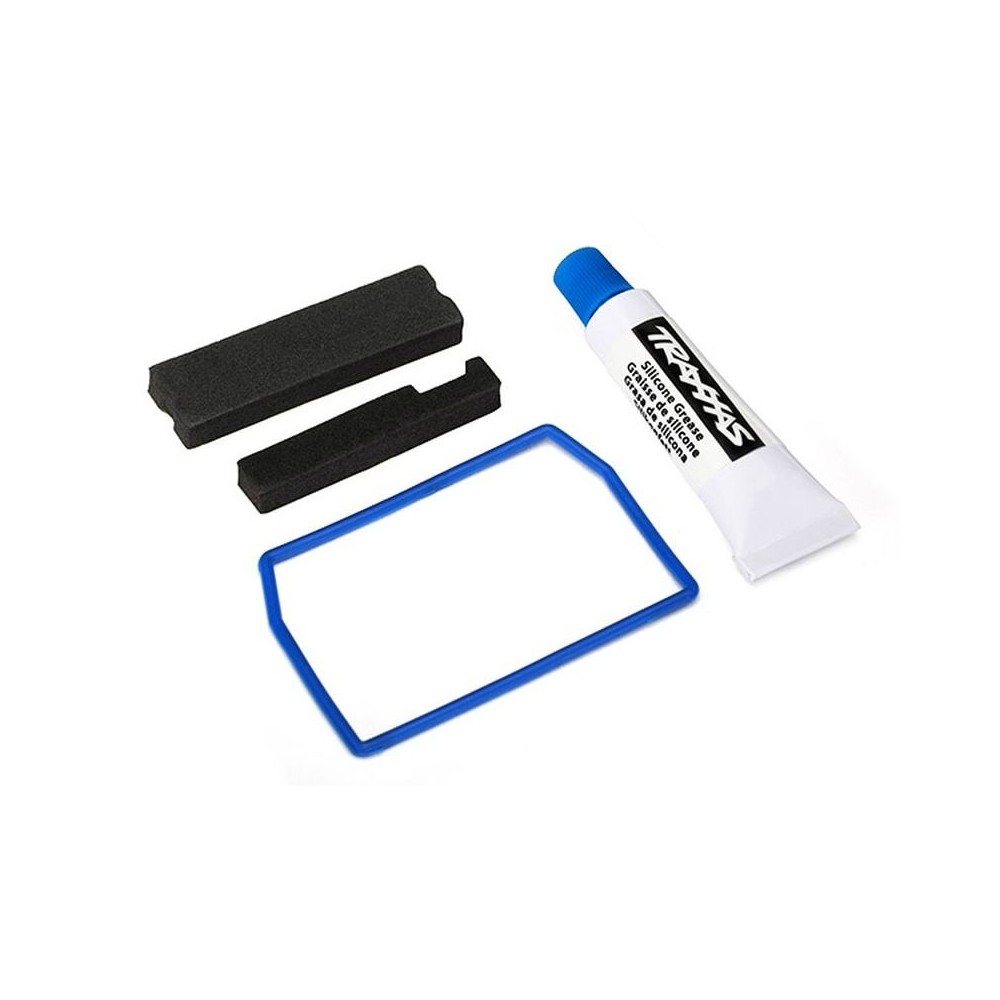 Kit de sellos de caja receptora con arandelas de goma y silicona Traxxas TRX7725