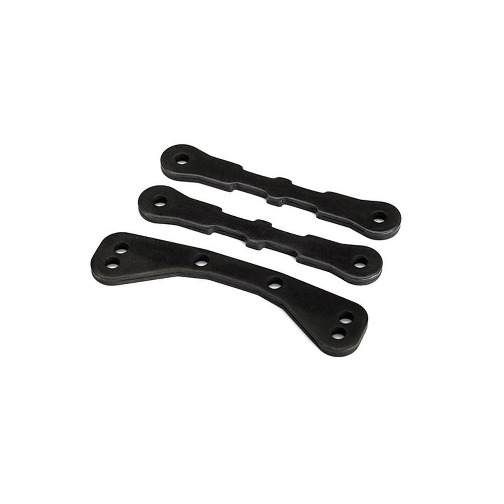 Traxxas Bulkhead tie bar upper (1) lower (2) (steel) TRX7726