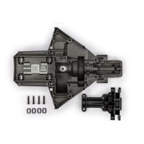 Soporte trasero Traxxas: bulkhead superior e inferior con arandelas de motor (acero) 4x18mm – TRX7727A