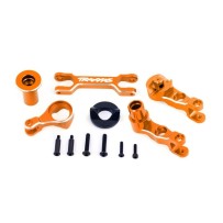 Palancas dirección con varillaje aluminio 6061-T6 anodizado naranja Traxxas TRX7746-ORNG
