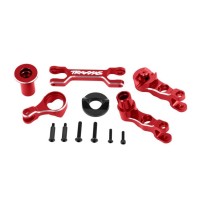 Palancas dirección con varillaje aluminio 6061-T6 anodizado rojo Traxxas TRX7746-RED