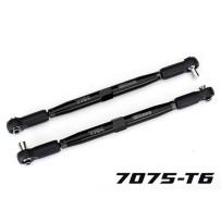 Varillas alineación X-Maxx aluminio 7075 negro Traxxas TRX7748-BLK