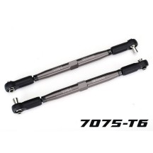 Varillas alineación X-Maxx aluminio 7075 gris Traxxas TRX7748-GRAY