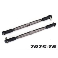 Varillas alineación X-Maxx aluminio 7075 gris Traxxas TRX7748-GRAY