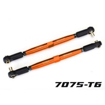 Varillas alineación X-Maxx aluminio 7075 naranja Traxxas TRX7748-ORNG