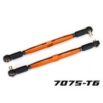Varillas alineación X-Maxx aluminio 7075 naranja Traxxas TRX7748-ORNG