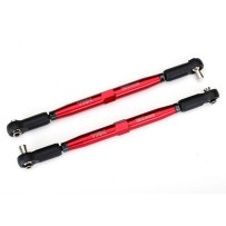 Traxxas Toe links x-maxx (tubes red-anodized 7075-t6 aluminum stronger than) TRX7748R