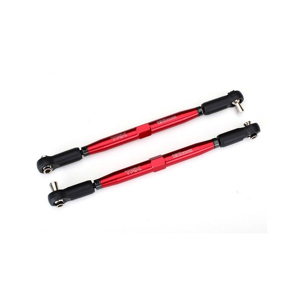 Varillas de convergencia X-Maxx tubos de aluminio anodizado rojo 7075-T6 más resistentes Traxxas TRX7748R Varillas de convergencia X-Maxx tubos de aluminio anodizado rojo 7075-T6 más resistentes Traxxas TRX7748R