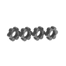 Traxxas Wheel hubs hex aluminum (gray-anodized) (4) TRX7756-GRAY