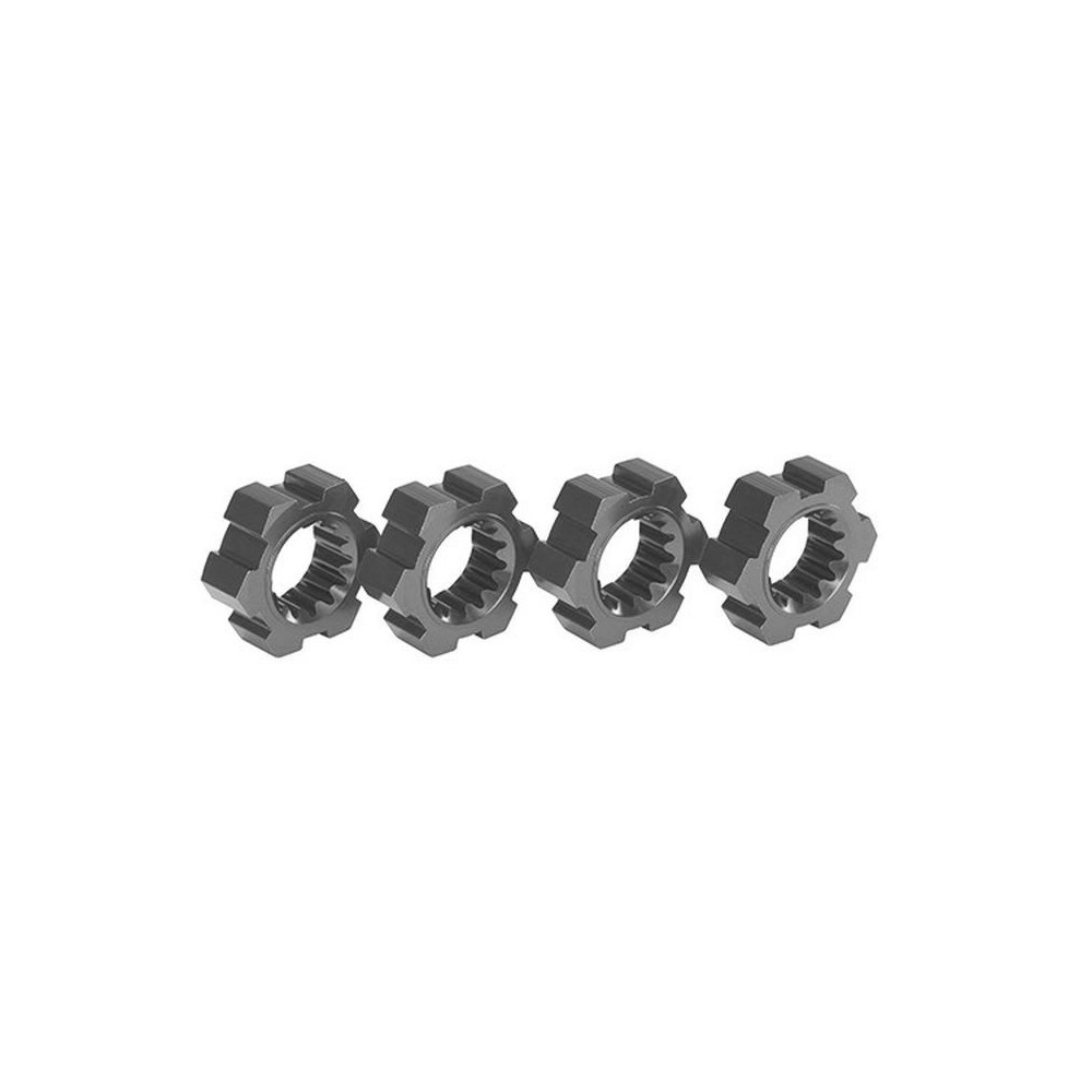 Traxxas Wheel hubs hex aluminum (gray-anodized) (4) TRX7756-GRAY Traxxas Wheel hubs hex aluminum (gray-anodized) (4) TRX7756-GRAY