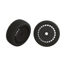 Arrma dBoots Exabyte Glued Tire Set Black ARA550098