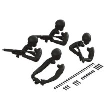 Arrma Driver Figure Set Black ARA480057